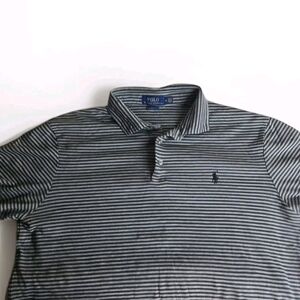 Polo by Ralph Lauren Men's Black Striped Shirt